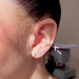 Piercing fake cravejado duplo