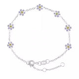 Pulseira Flowers Lilás