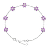 Pulseira Flowers Rosa