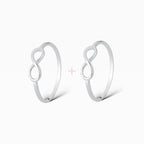 Kit 2 aneis infinito