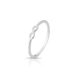 Anel infinito aro trabalhado