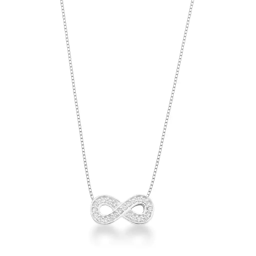 Colar infinito cravejado
