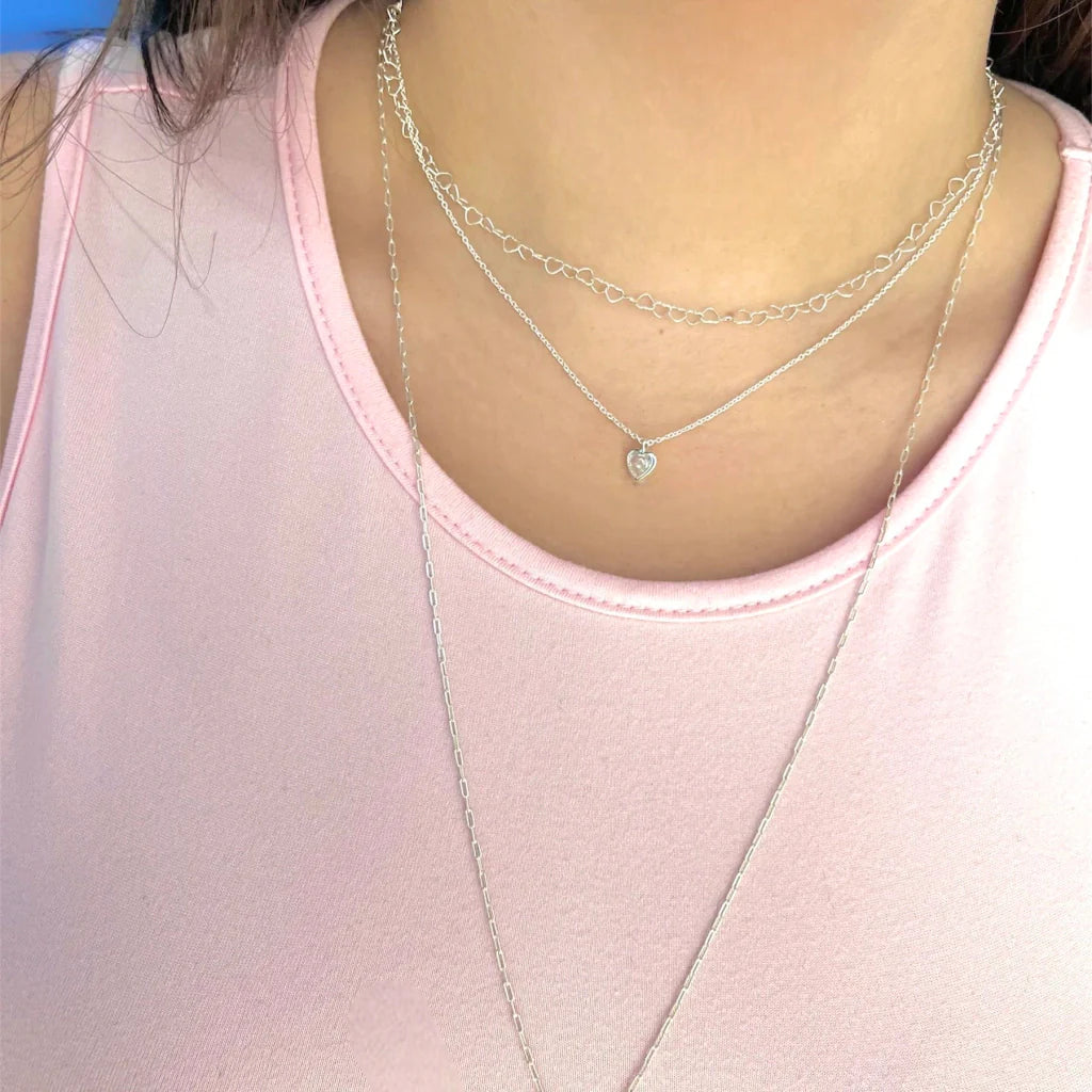 Choker elos coração