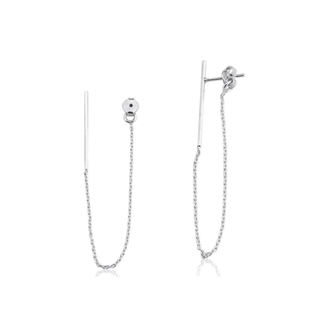 Brinco fio corrente bastão