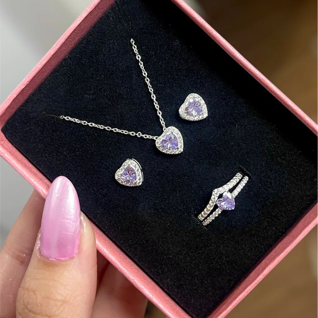 Solitário roxo Rapunzel