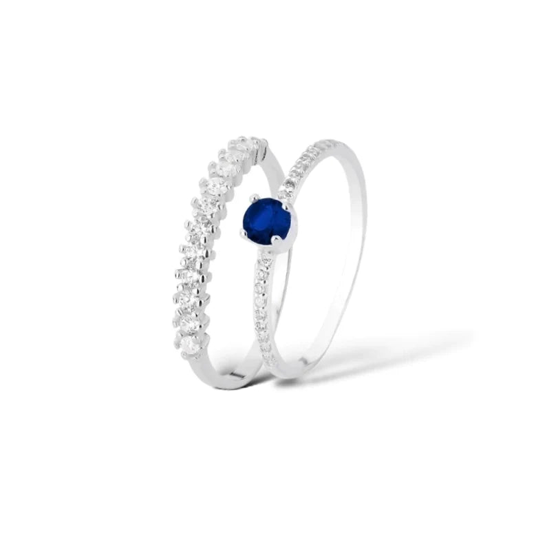 kit blue Lovers aparador crav+solitário azul